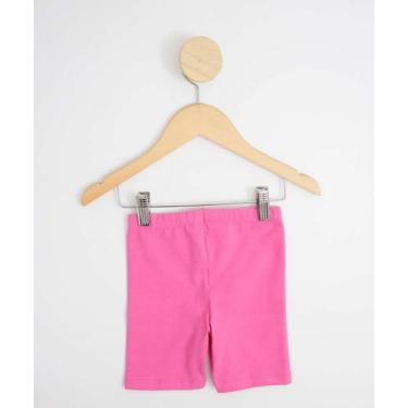 Imagem de Bermuda Infantil Cotton Ciclista Básica Marisa Tam 1 a-67138, Rosa, 1