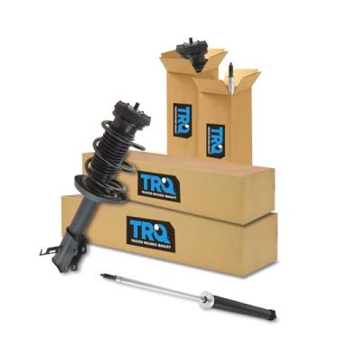 Imagem de TRQ Conjunto completo de amortecedores dianteiros traseiros com 4 peças