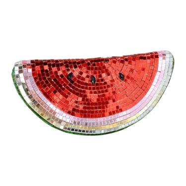 Imagem de Ioensy Enfeite de Melancia Disco, Decoração em Formato de Melancia, 15cm, Decoração de Festa, Adereço de Fruta para Bar, Ano, Feriado, Hotel ou Mesa