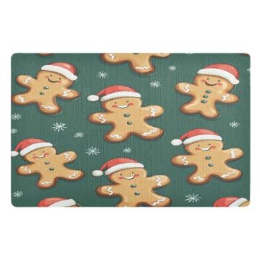 Imagem de STAYTOP Tapete de porta de Natal fofo para entrada externa 81 x 50 cm, tapete de boas-vindas para uso externo/interno, tapetes de banho fofos, capacho frontal antiderrapante para entrada, pátio, áreas