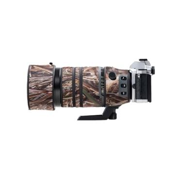 Imagem de Capa de lente para Nikon Z 24-70 mm F/2.8 S Capa de proteção de lente de câmera camuflada (cor #Camuflagem de grama murcha - à prova d'água) capa de chuva