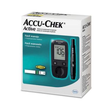 Imagem de Kit Sistema de Monitorização da Glicemia Accu-Chek Active + Tiras-test