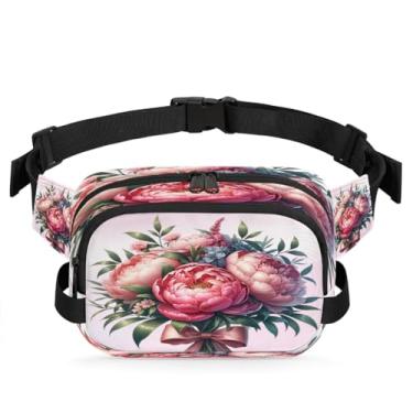 Imagem de Pochete de arte gradiente de leopardo para mulheres e homens com alça ajustável, bolsa transversal, bolsa de peito, bolsas de bumbum, bolsa de estilingue, Cor 25