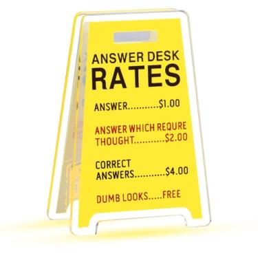 Imagem de Placa engraçada para decoração de mesa de escritório, presentes engraçados para professores e chefes, presentes para colegas de trabalho, presentes de dia dos chefes para mulheres, homens, gerentes