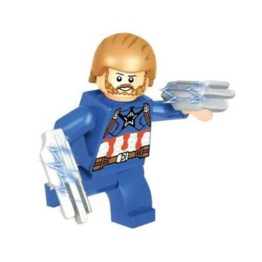 Imagem de Mini Figure Capitão América Avengers - Compatível Lego - Genérico