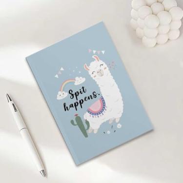 Imagem de Caderno Alpaca, caderno A5 para anotações de escritório, agenda de 21 x 14,7 cm, agenda de viagem, presentes para amantes de alpaca