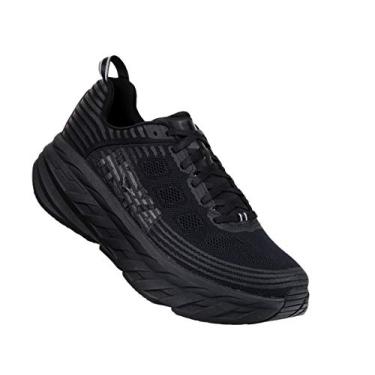 Imagem de Tênis de corrida masculino Bondi 6 da HOKA ONE ONE, Black/Black, 9