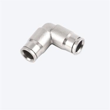 Imagem de 10 peças de bocal de névoa de alta pressão 3/8" (9,52 mm) Conexões de empurrar para sistema de pulverizador de água ao ar livre, cotovelo de bloqueio rápido