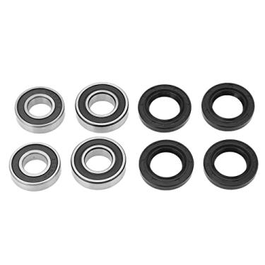 Imagem de Generic Kit de Rolamentos e Vedações da Roda Dianteira Ajuste Durável para Sportsman 90 ATV 2001-2016, Borracha de Aço, 4 Rolamentos 4 Anéis de Vedação para Entusiastas de ATV