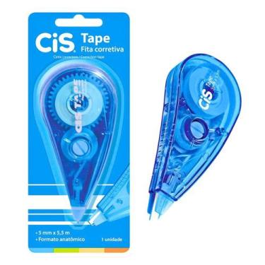 Imagem de Fita Corretiva Escolar Tape 5mm x 10m - Cis