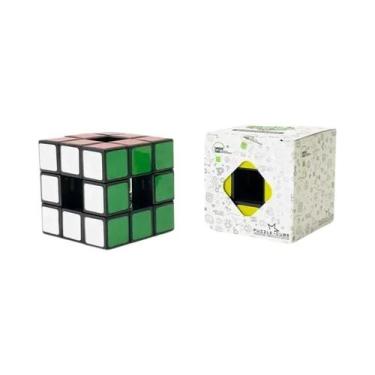 Imagem de Cubo Mágico Magnético UV QiYi Racing Void Cube 3x3 Sem Adesivos Brinqu