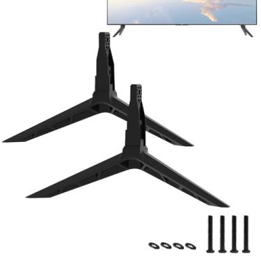 Imagem de Suporte de TV apenas para pernas de suporte de TV Vizio D43FX-F4, não serve para outro modelo de TV, pernas de substituição para parafusos e instruções da Vizio TV, sem necessidade de perfuração