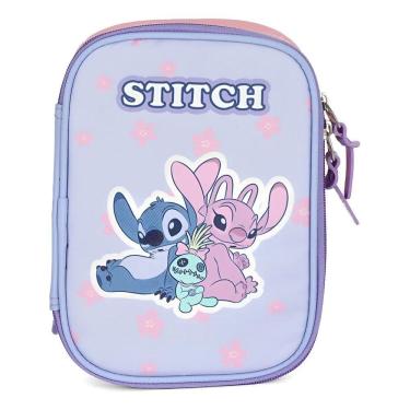 Imagem de Estojo Escolar Box Stitch e Angel - Roxo ET50094SC - Luxcel