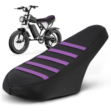 Imagem de USTPO Capa de assento Ebike para Ridstar Q20/Q20 Pro Lite E-Bike bicicleta elétrica antiderrapante almofada macia roxa
