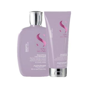Imagem de Kit Alfaparf SDL Smooth - Shampoo 250ml+Condicionador 200ml - ALFAPARF