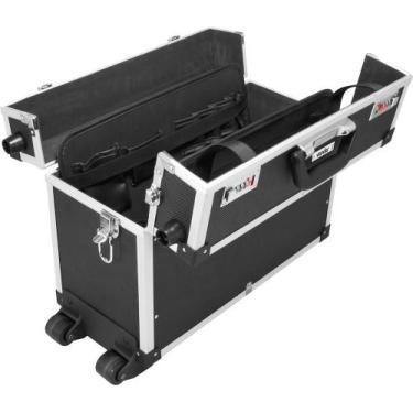 Imagem de Maleta Para Ferramentas 455x205x320mm Preta Com Puxador E Ro - Vonder
