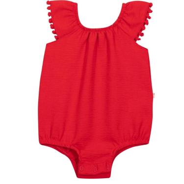 Imagem de Body Bebê Menina Tecido Vermelho Nini & Bambini-Feminino
