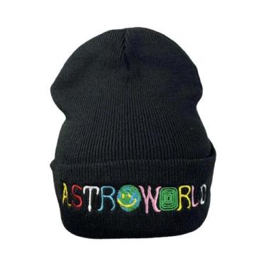 Imagem de Gorro De Inverno Unissex Com Bordado Astroworld, Chapéu Quente Para Es