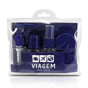 Imagem de Kit De Frascos Organizadores Para Viagem 7 Peças Shampoo Condicionador