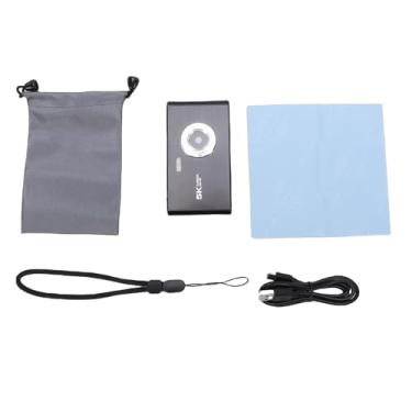 Imagem de AMONIDA Câmera Digital 72MP 5K, Foco Automático 16X Zoom Sensor CMOS Ultrafino Com Flash Tela de 2,8 Polegadas, para Fotografia, Viagens, Adolescentes Iniciantes (BLACK)