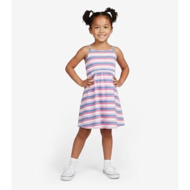 Imagem de Vestido Infantil Estampado de Alcinha Biju Kids Rosa, 4, Rosa
