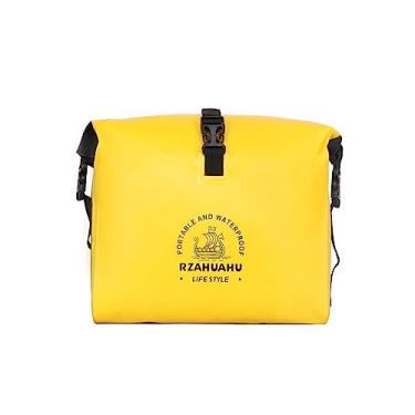 Imagem de Amgei Bolsa para guidão, bolsa de guidão para bicicleta elétrica, impermeável, bolsa de guidão de pvc, bolsa de guidão de scooter, bolsa de guidão à prova d'água de PVC para scooter