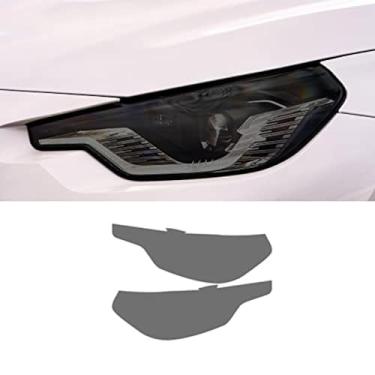Imagem de Película de farol de carro para BMW Série 2 Coupe G42 2022 filme protetor de farol de carro luz frontal transparente escurecido adesivo de vinil