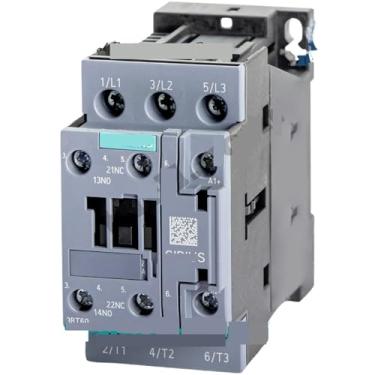 Imagem de 1 peça 3RT6025-1BB40 3RT60251BB40 Contator DC 24V 7,5 kW 400V Contatos 1 NO +1 NC 3-Pole