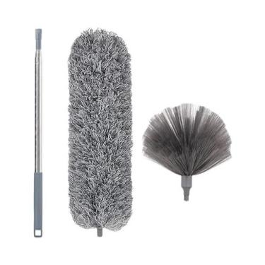 Imagem de Vassoura Retrátil De 2,5M Para Limpeza De Teto E Telhado, Conjunto De 