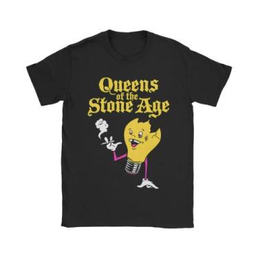 Imagem de Camiseta Masculina 100 Algodão Com Gola Redonda E Manga Curta Queens o