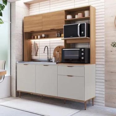 Imagem de Cozinha Compacta Completa 5 Portas e uma gaveta Espaço para Forno e Mi