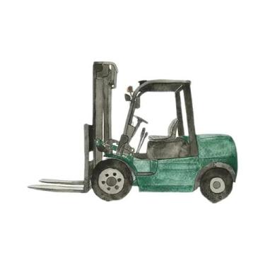 Imagem de Decoração Para Quarto Infantil, Pôster De Carro De Brinquedo Em Aquare