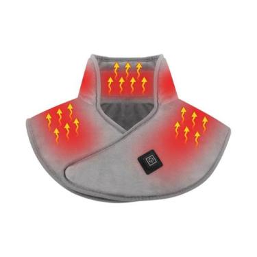 Imagem de Almofada Térmica Para Ombros E Pescoço USB Com 3 Níveis De Calor, Envo