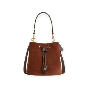 Imagem de Bolsa Coach Rowan Bucket Suede | Camurça - CBH07-Feminino