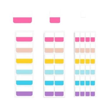 Imagem de Marcadores Adesivos Multicoloridos 240/120/60PCS, Marcadores De Página