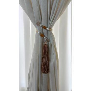 Imagem de Pingente e Abraçadeira de Franja / 2 em 1 para Cortina - Keharmonia At