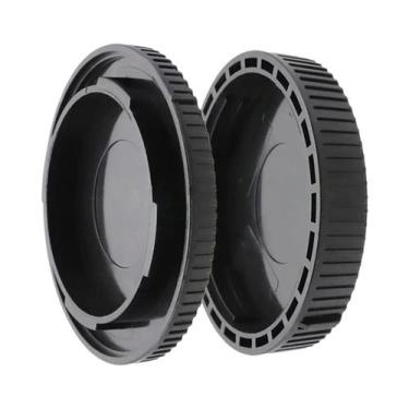 Imagem de Tampas De Lente Traseira E Frontal Para Câmeras Nikon, Canon, Sony - C