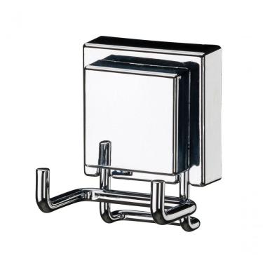 Imagem de Gancho Cabide Duplo Inox Com Ventosa Future 7009