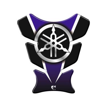 Imagem de Adesivo Protetor De Tanque Moto Yamaha Diapasão Azul Azul