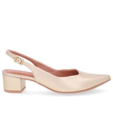 Imagem de SANDALIA SLINGBACK USAFLEX EM COURO REF UD24004 FEMININO-Feminino