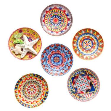 Imagem de Conjunto de ímãs de geladeira, 5 peças, placa decorativa colorida, res