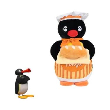 Imagem de Bonecos De Pelúcia Clássicos Da Família Pinguim, Brinquedos Macios E F