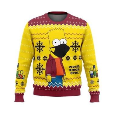 Imagem de Moletom Infantil Disney Homer Bush Meme the Simpsons Com Gola Redonda,