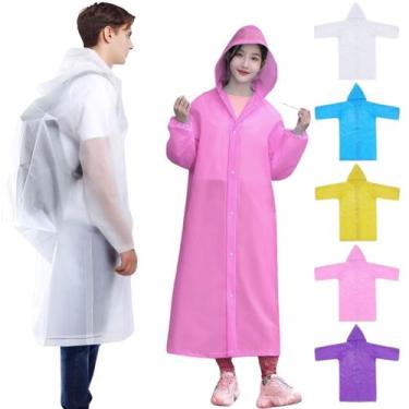Imagem de Capa De Chuva Adulto Reforçada De Capuz  Unissex Grossa  UV - LT PRESE
