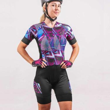 Imagem de Macaquinho Bike Feminino Harpy 03825, Pt, Gro, GG