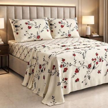 Imagem de Jogo De Cama Lauryn King 100%algodao 400 Fios Super Macio CONFORT Cor: