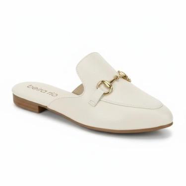 Imagem de Mule Beira Rio Feminino Branco Off Social Confortável -, Branco off, 3