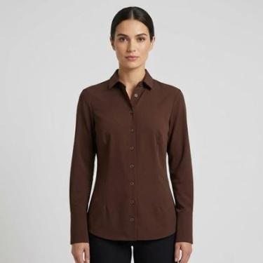 Imagem de Camisa Dudalina Slim Tech Lisa Feminino-Feminino