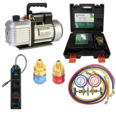 Imagem de Kit Refrigeração Manifold Bomba De Vácuo Balança - Refrigeração Catave