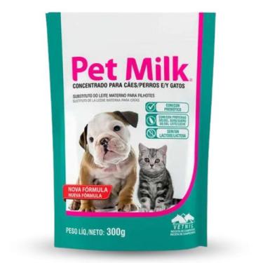 Imagem de Pet Milk Sachê 300g  Vetnil - Suplemento Substituto do Leite Materno p